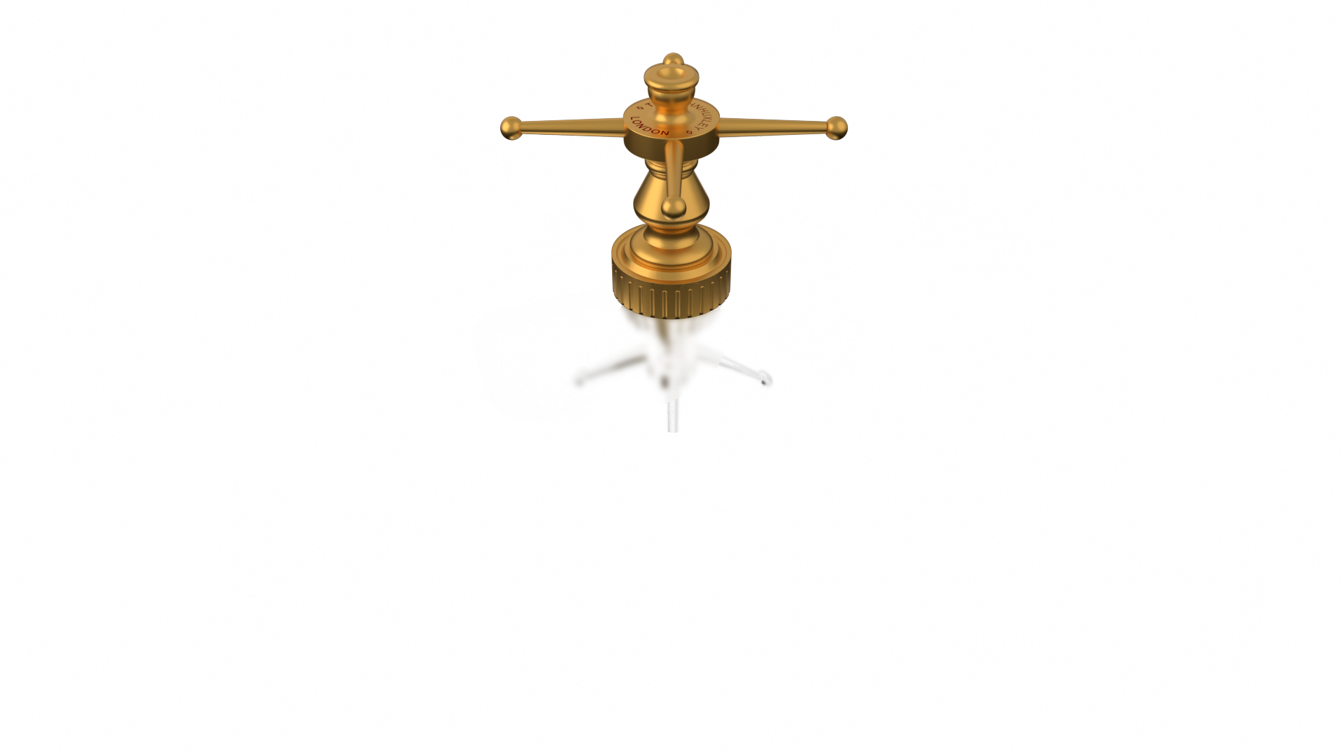Brass French Cross Matt image
